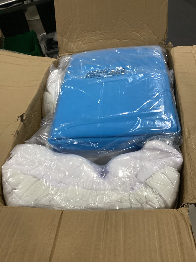 Condition photo showing New/Like New for l’agraty outdoor chair cushions for patio furniture?24" x 24" deep seat cushions with backrest for couch sofa chair - waterproof fade-resistant patio cushion (set of 4,bright blue) bright blue 4