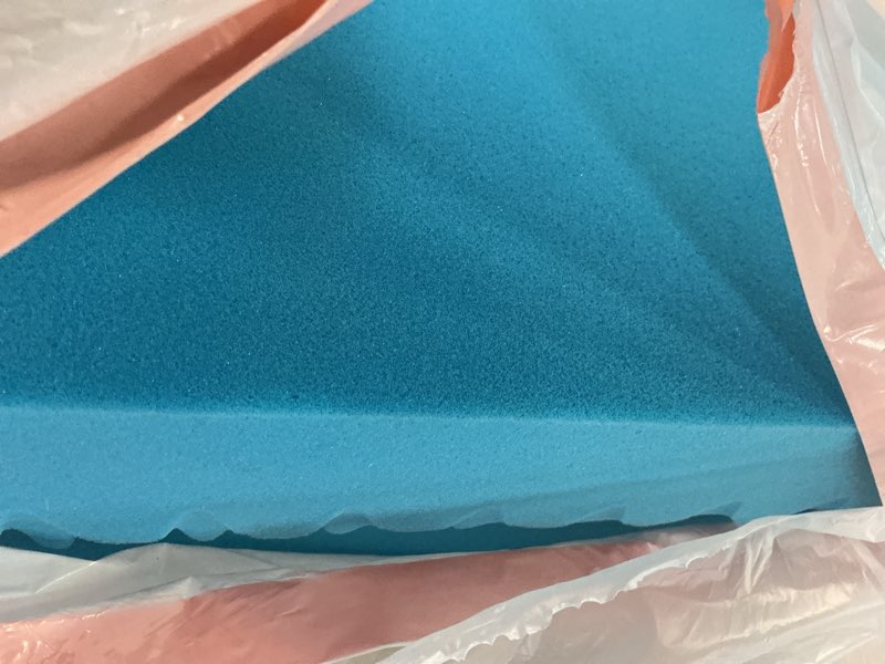 Condition photo showing As Is for Geiserailie 2 Pcs Egg Foam Pad Eggs Chair Cushion to Relieve Back Foam Christmas Seat Cushion Chair Accessories Pad for Office Recliner Wheelchair Home Car (Egg,Blue) 18 x 16 x 4 inches Egg-shaped Blue 2