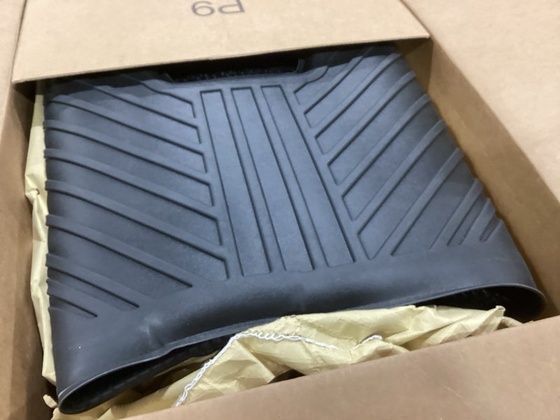 Condition photo showing As Is for mixsuper floor mats for honda prologue 2024-2026, custom fit tpe all-weather floor liners, waterproof anti-slip heavy duty mats, 1st and 2nd row accessories set black