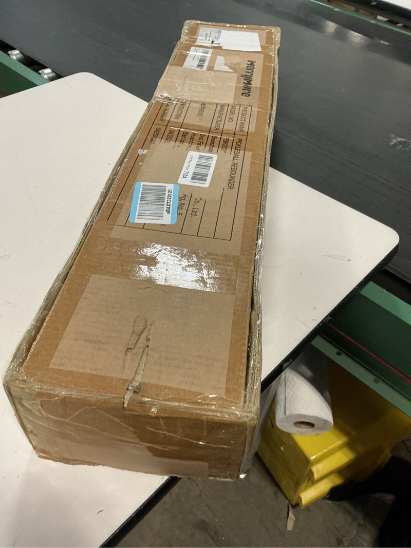 Condition photo showing New/Like New for Pickleball Practice Rebounder Net: Pickleball Rebounder or 6FT Mini Pickle Ball Net Portable for Outdoor Driveway Backyard and Indoor Garage - 2in1 Trainer for Dink Volley Training Yellow