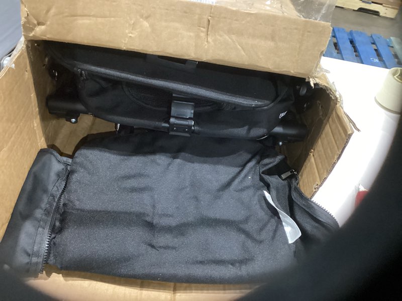 Condition photo showing Good Condition for pawccoli 4 wheels pet stroller, dog stroller for small/medium dogs and cats up to 33 lbs, one-click fold & draggable, removable carrier, zipperless entry, mesh windows, black
