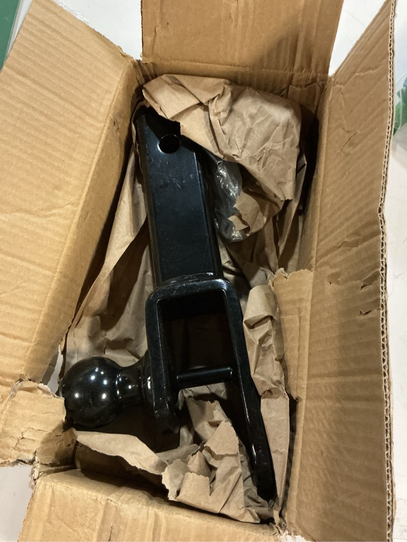 Condition photo showing Good Condition for toptow atv/utv trailer hitch towing ball mounts, 2-inch ball, clevis pin, fits 2-inch receiver 2" ball, 2" receiver, 5/8" pin