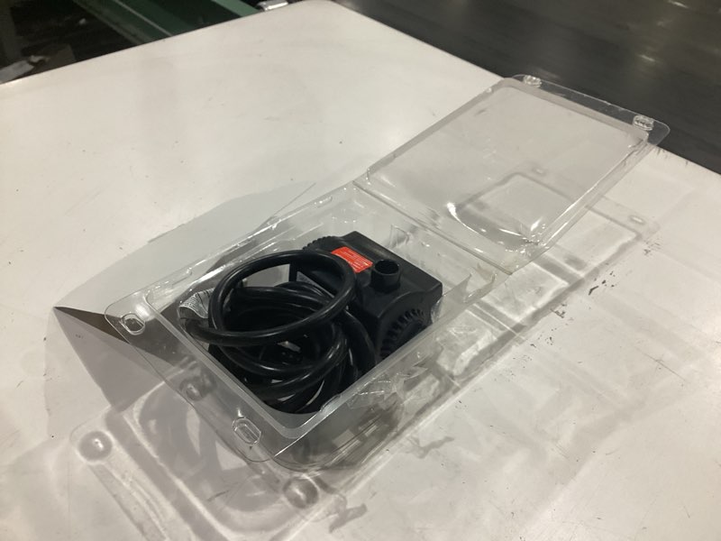 Condition photo showing As Is for smartpond low water shut-off 155 -gph submersible corded electric fountain pump