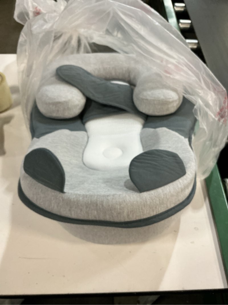 Condition photo showing Good Condition for Rootling Baby Feeding Pillow, Anti Overflow Feeding Pillow for Reducing Spit-Up, Safety Nursing Pillow, Baby Lounger Reflux Wedge Breastfeeding, Removable top and Bottom (Gray, Small) Gray Small