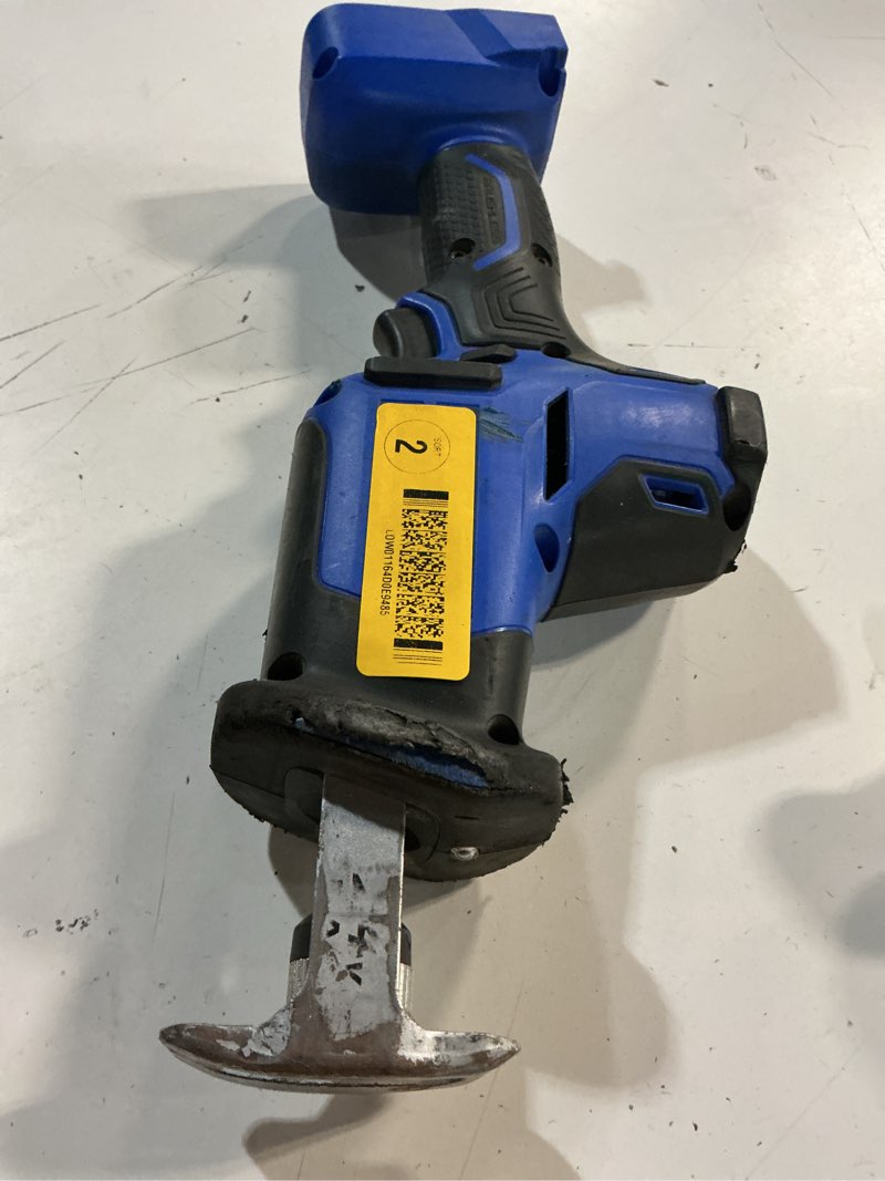 Condition photo showing As Is for kobalt 24-volt max variable speed brushless cordless saw