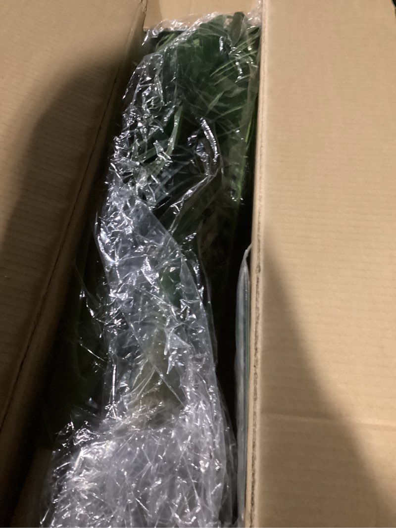 Condition photo showing Good Condition for 4ft Tall Triple Golden Cane Palm Artificial Tree Large Tropical Palm Tree UV Resistant Fake Plant in Pot for Indoor Outdoor Big House Living Room Outside Patio Office Home Decor 1Pack 1 4ft