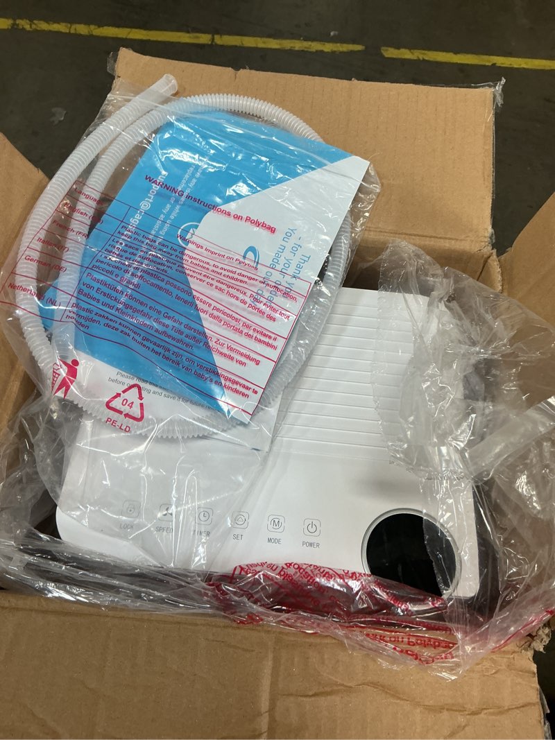 Condition photo showing Good Condition for 2500 Sq.Ft Dehumidifier for Basement with Drain Hose Max 34 Pints, Dehumidifiers for Home Large Room