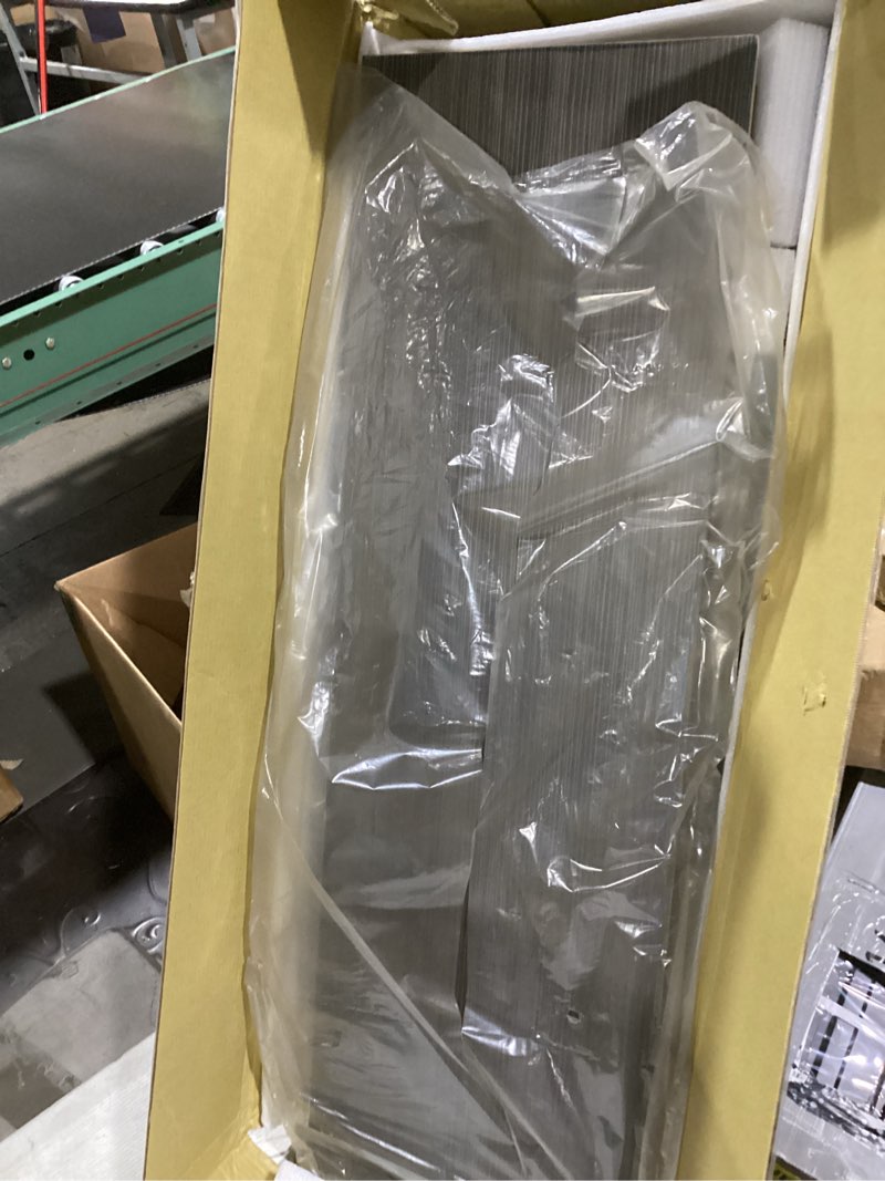 Condition photo showing As Is for (no stools , table only)bar table, rectangular pub table, counter height bar table, industrial bar height table, dining table for kitchen, living room, easy to assemble,