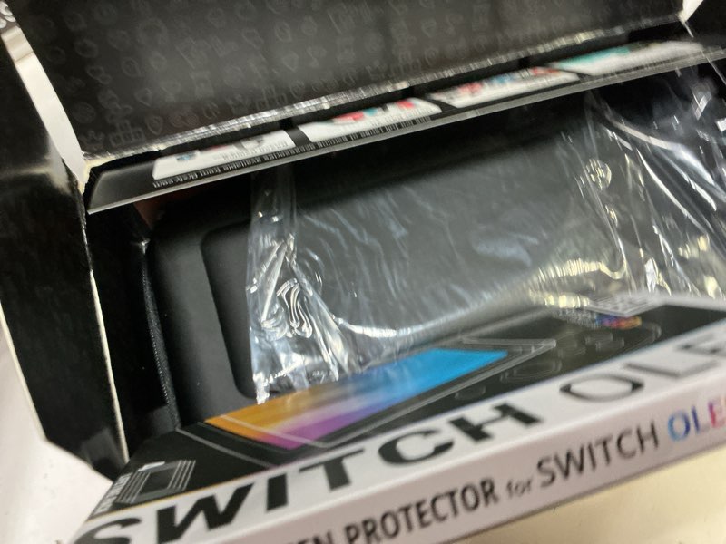 Condition photo showing New/Like New for orzly switch 1 / switch oled accessories bundle – case & screen protector for nintendo switch 1 (2017-2024 console) charge cable, game holder, comfort grip case, headphones & more – gift box edition black 6.2 inch switch 1