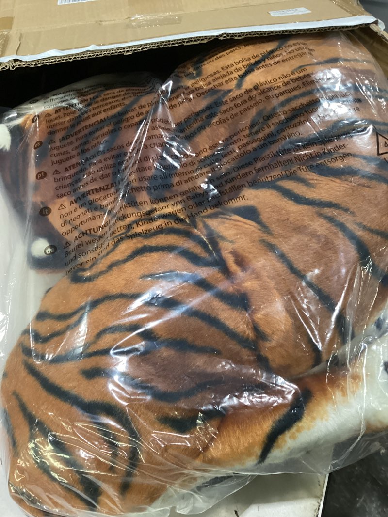 Condition photo showing Good Condition for melissa & doug giant tiger - lifelike stuffed animal (over 5 feet long)