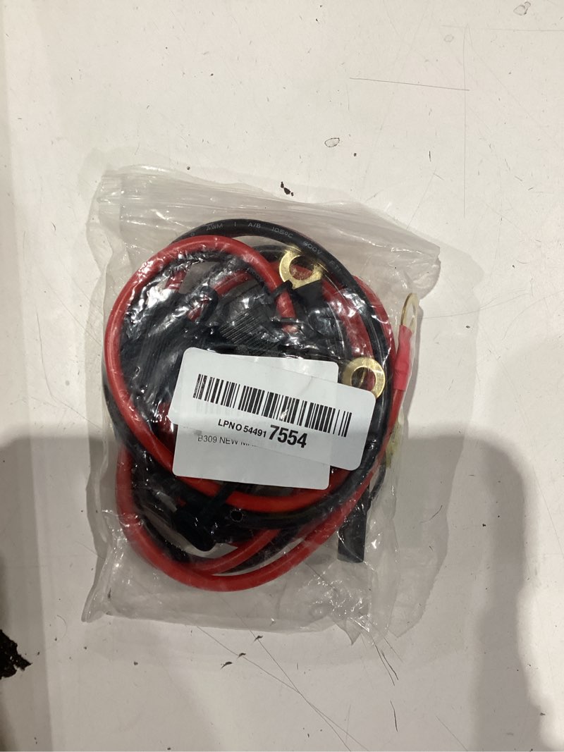 Condition photo showing Good Condition for 2 pcs 10awg 2ft charger cable, sae to o ring terminal quick disconnect harness, 2 pin sae connectors extension cables cord with 15& 20a fuse for car, motorcycle, solar panel 10awg2ft*2