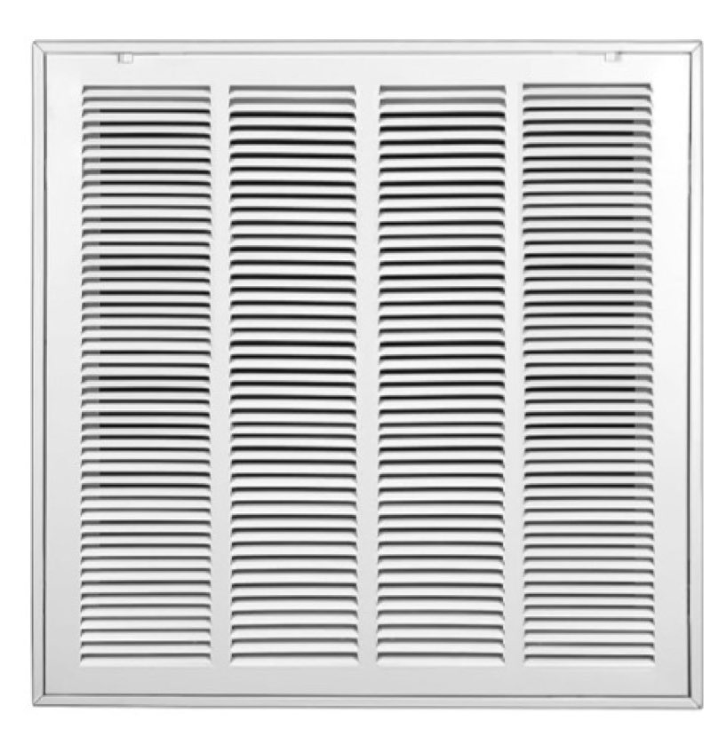 Fits 20x20 Duct Opening | Steel Return Air Filter Grille by Handua [Removable Door] | Vent Cover Grill | White | HVAC Cold Air Intake Grille | Out Dim: 22 5/8\"W X 22 5/8\"H