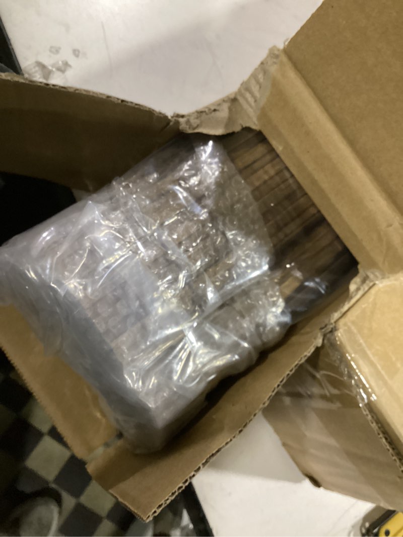 Condition photo showing Good Condition for 2pack cordless bamboo roman shades for windows, blinds size (30.5\" w ×48\" h) colour (highfield teak) highfield teak 30.5\" w × 48\" h