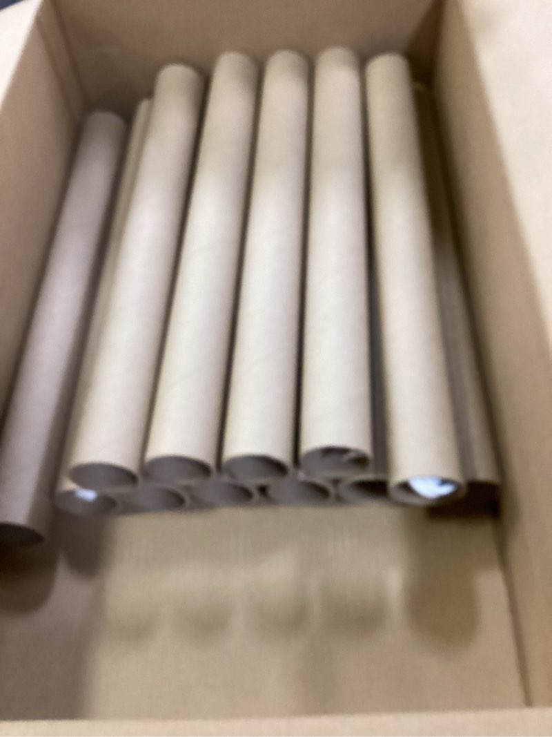 Condition photo showing As Is for MagicWater Supply Mailing Tube - 2 in x 18 in - Kraft - 12 Pack - for Shipping and Storage of Posters, Arts, Crafts, and Documents