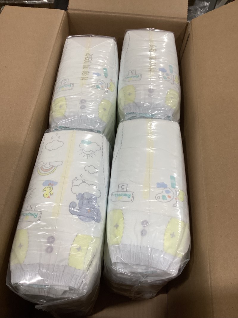 Condition photo showing New/Like New for Pampers Baby Diapers - Swaddlers - Size 5, 104 Count, Ultra Absorbent Disposable Infant Diaper Size 5 104