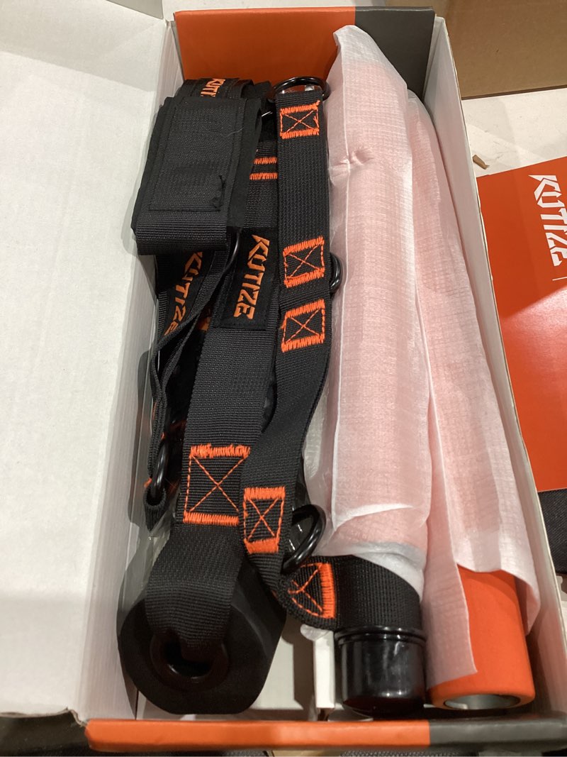 Condition photo showing As Is for Pilates Bar Kit with Resistance Bands, Pilates Equipment, Multifunctional Pilates Bar for Women & Men, Pilates kit for Hip, Back, Arm, Full-Body Workouts, Home Gym Strength Training Equipment 1-Orange