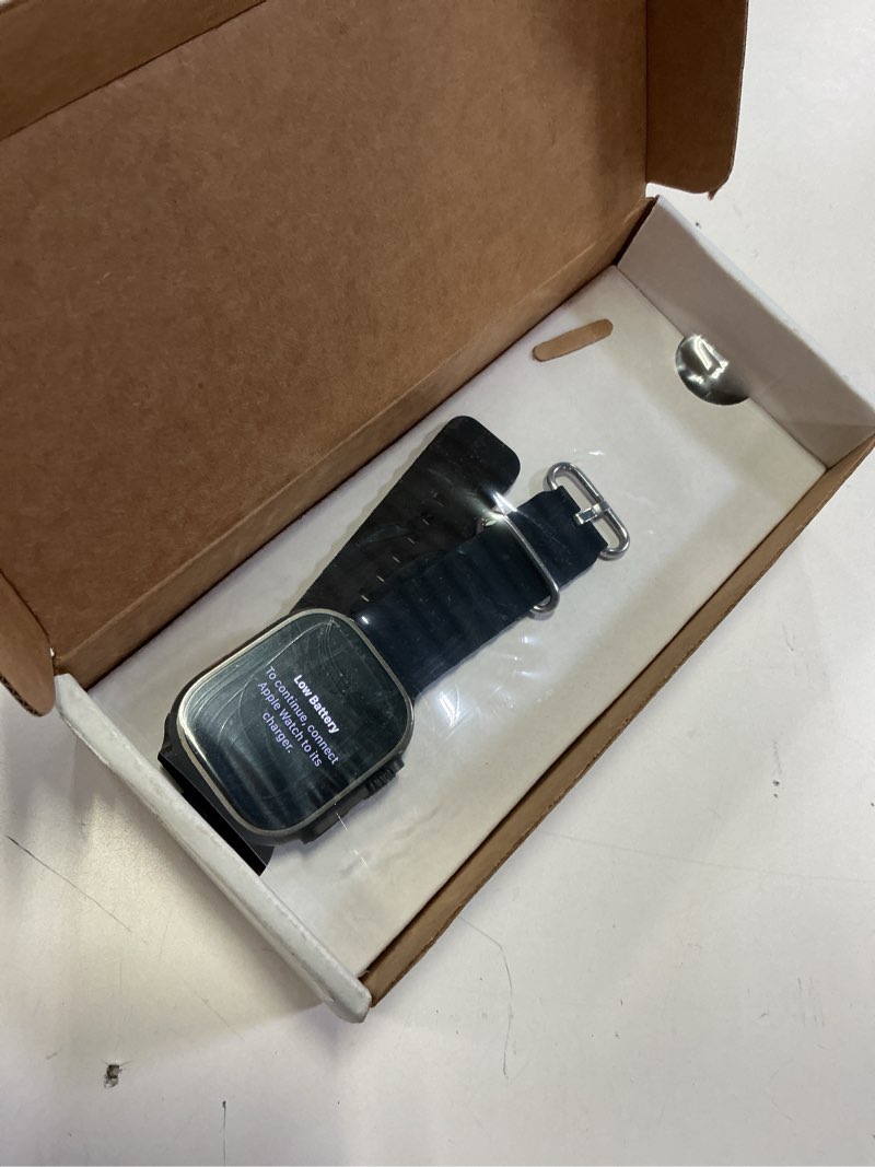 Condition photo showing Working Condition Verified for Apple Watch Ultra 2 (GPS + Cellular, 49MM) - Black Titanium Case with Black Ocean Band (Renewed)
