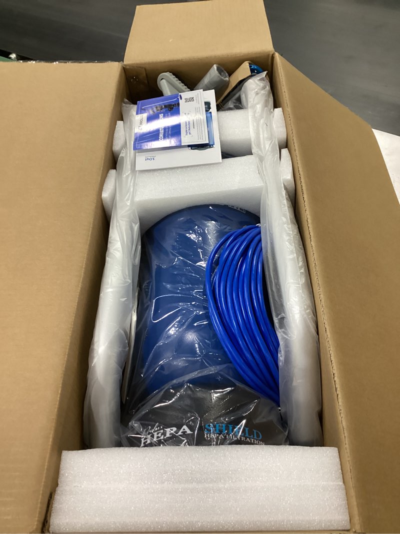 Condition photo showing New/Like New for prolux 10 quart commercial backpack vacuum, premium 1.5-inch attachments, hepa air filtration, deep cleaning for all floor surfaces