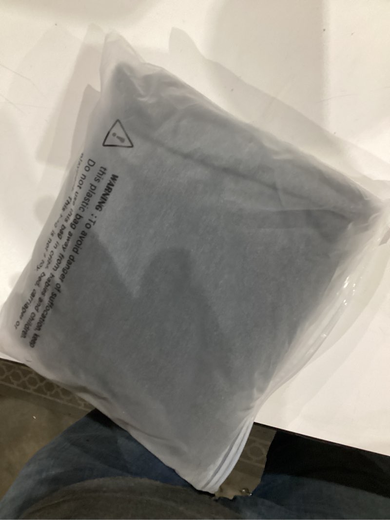 Condition photo showing New/Like New for G Gradual Sweatshirt for Women Buttery Soft Yoga Tops Crewneck Modal Pullover Shirts Side Slit Thumb Holes Small Heather Dark Grey