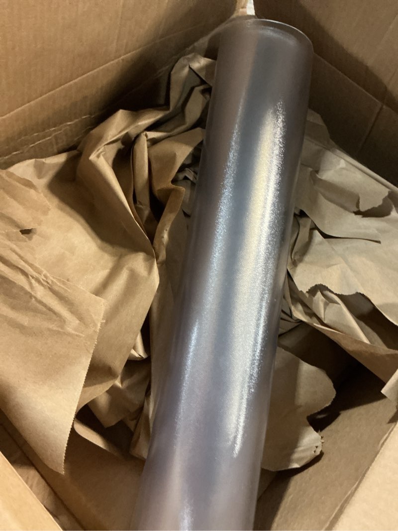 Condition photo showing Good Condition for necaux custom 18 x 64 inch frosted table cover protector, 1.5mm thick plastic waterproof heavy duty table pad desk mat desk protector for computer writing desk, console table, media stand, countertop 18" x 64" frosted 1.5mm