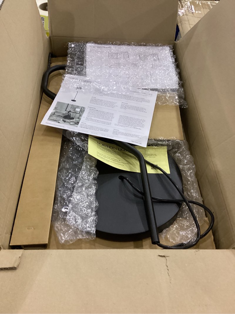 Condition photo showing New/Like New for Northern Light Technologies Flamingo 10,000 Lux Bright Light Therapy Floor Lamp, Black, 4 Foot