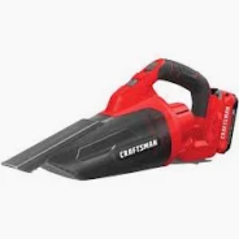 CRAFTSMAN V20 Cordless Hand Vacuum, 45 CFM, 2 Stage Filtration System with Filter, Battery and Charg
