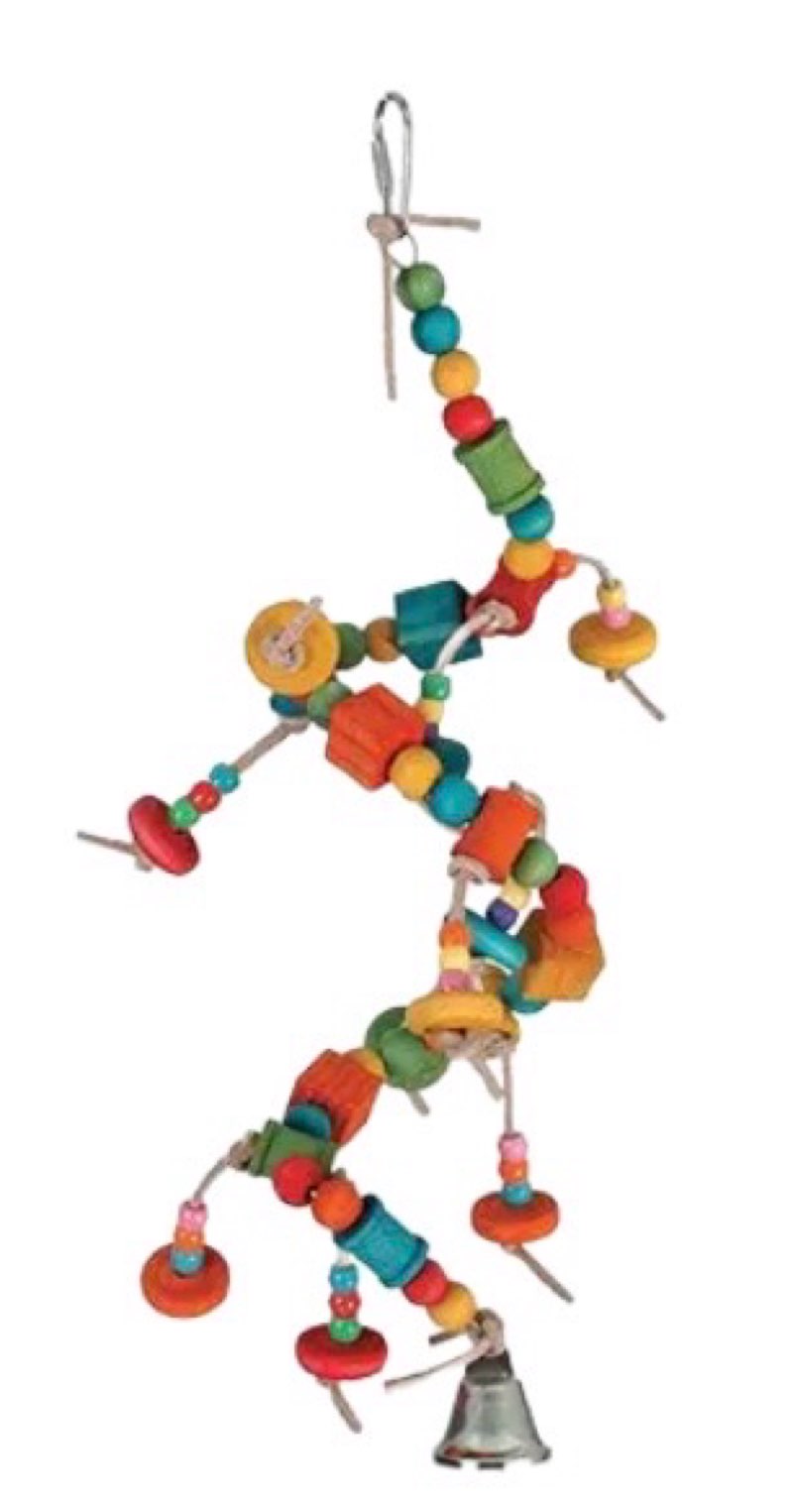 Active Curl Bird Toy for Tiny and Small Birds by Featherland Paradise