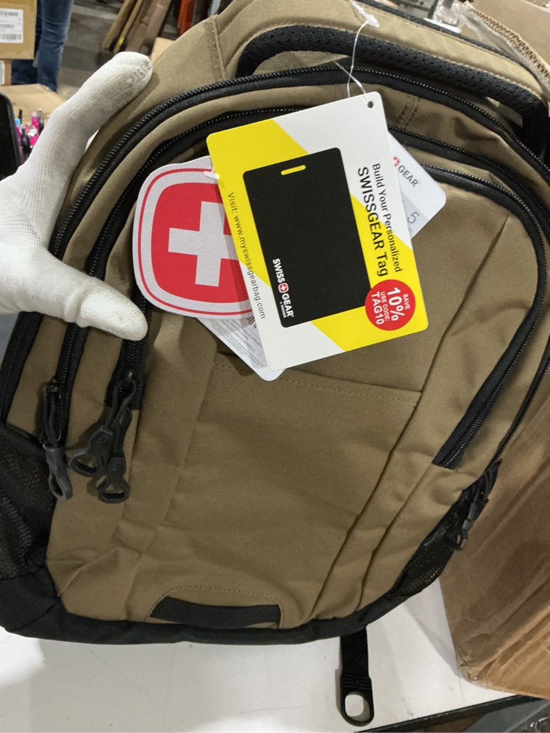 Condition photo showing Good Condition for swissgear cecil 5505 laptop backpack, pastel brown/black, 18-inch 18-inch pastel brown/black