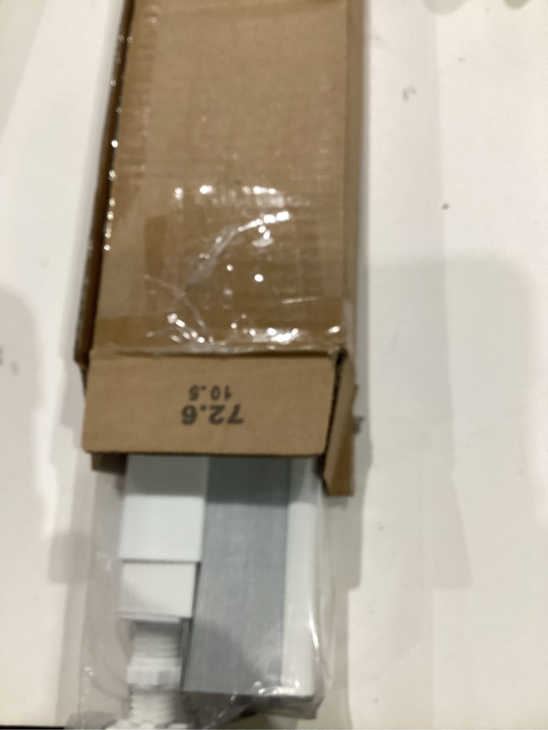 Condition photo showing New/Like New for lazblinds cordless cellular shades, no tools no drill blackout honeycomb shades pleated blinds for windows, 29'' w x 48'' h, silver white