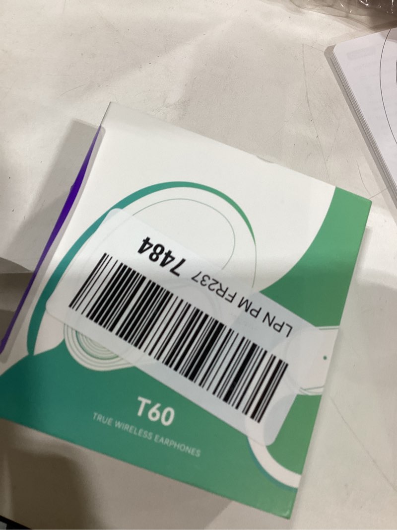 Condition photo showing As Is for True wireless earphones