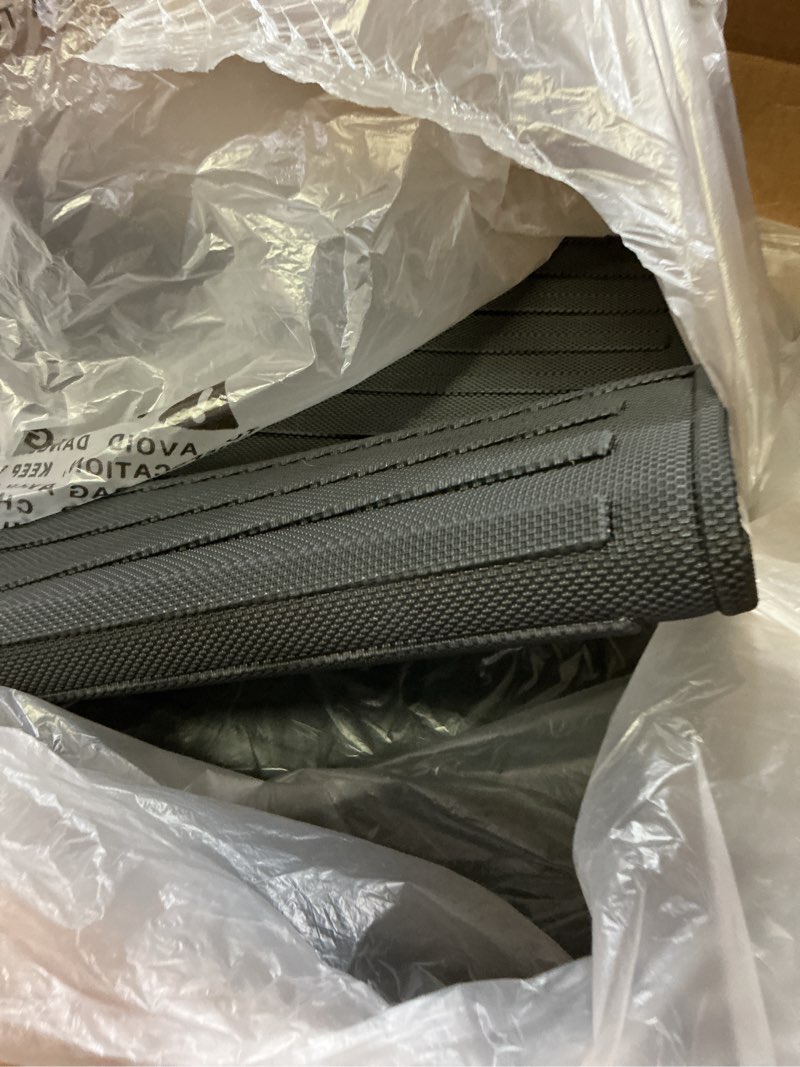 Condition photo showing As Is for cargo liners backrest mat for vw volkswagen tiguan accessories 2025 2026 with hook&loop rear trunk mat rear seat back cover protector all weather anti-slip split dog liner 3 pcs vw tiguan 2025+ backrest mat + trunk mat
