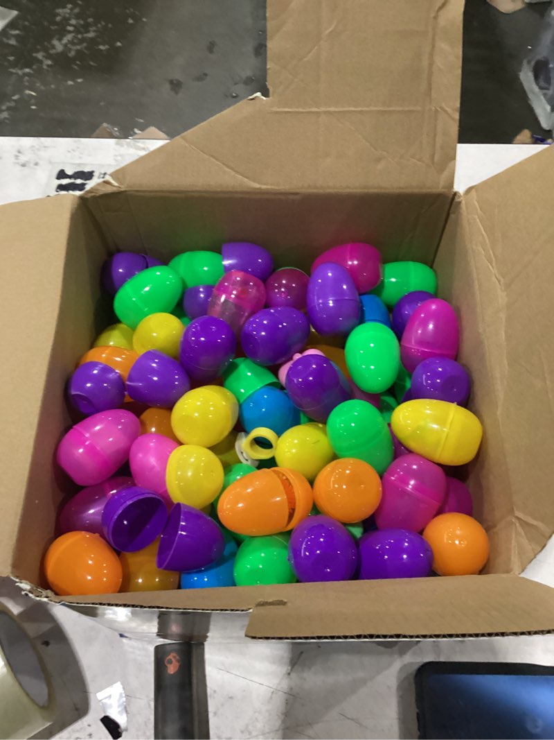 Condition photo showing New/Like New for 200 pcs prefilled easter eggs with toys inside, bulk easter eggs filled for easter egg hunt, easter party favors & easter basket stuffers for kids
