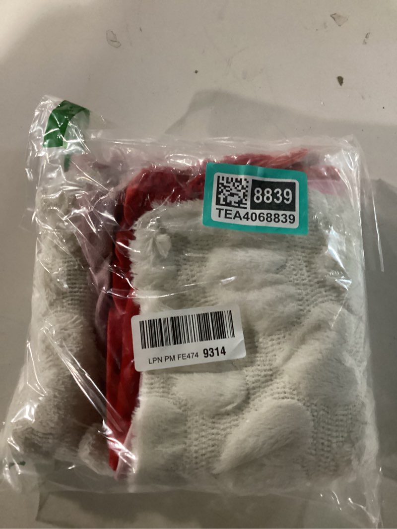 Condition photo showing Good Condition for Valentine's Day Pillow Covers Decoration, 18 x 18 Inch Set of 3 Red Pink White Love Heart Soft Plush Faux Fur Throw Pillow Cases for Chair Sofa Bedroom Living Room Home Decor 3 Colour Heart