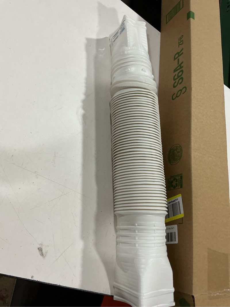 Condition photo showing Good Condition for amerimax flex-a-spout downspout extension  white roof gutter accessories 2 pieces