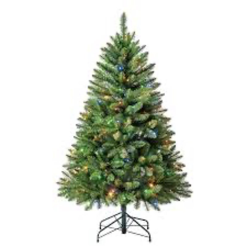 Holiday Living 5-ft Greensboro Pre-lit Artificial Christmas Tree with Color