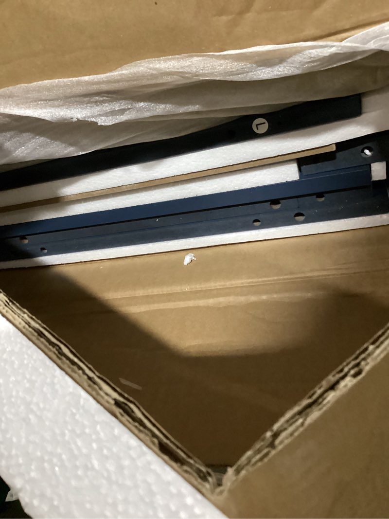 Condition photo showing Good Condition for HOMEFORT 41.3" Shoe Bench with Lift Top Storage, Entryway Bench with Cushioned Seat, Wooden End of Bed Bench, Shoe Cabinet Bench with Hidden Storage Space, for Bedroom, Hallway,Blue 41.3"Wx14.9"D x18.1"H Blue