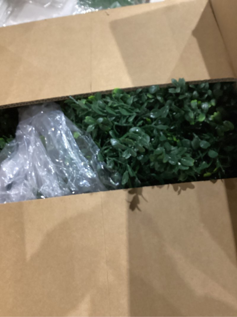 Condition photo showing Good Condition for 30-Inch Artificial Topiary Boxwood Ball Trees (Set of Two) – Lifelike, UV-Resistant Decor for Indoor & Outdoor Use – Enhance Your Space with Vibrant Greenery 31 Inch-2 Pcs Boxwood