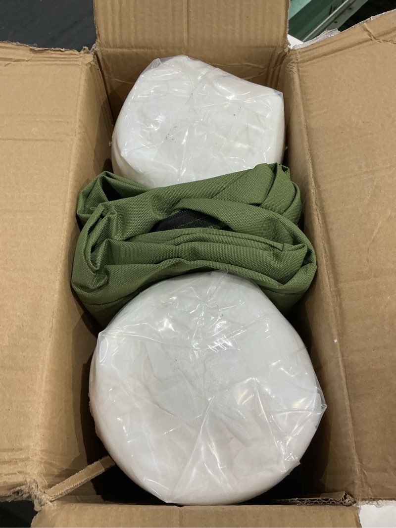 Condition photo showing Good Condition for aaaaacessories outdoor seat cushions for chairs, waterproof, fade-resistant, 17" x 16" x 2", patio furniture replacement cushions, set of 2, rust rust 17" x 16" x 2"
