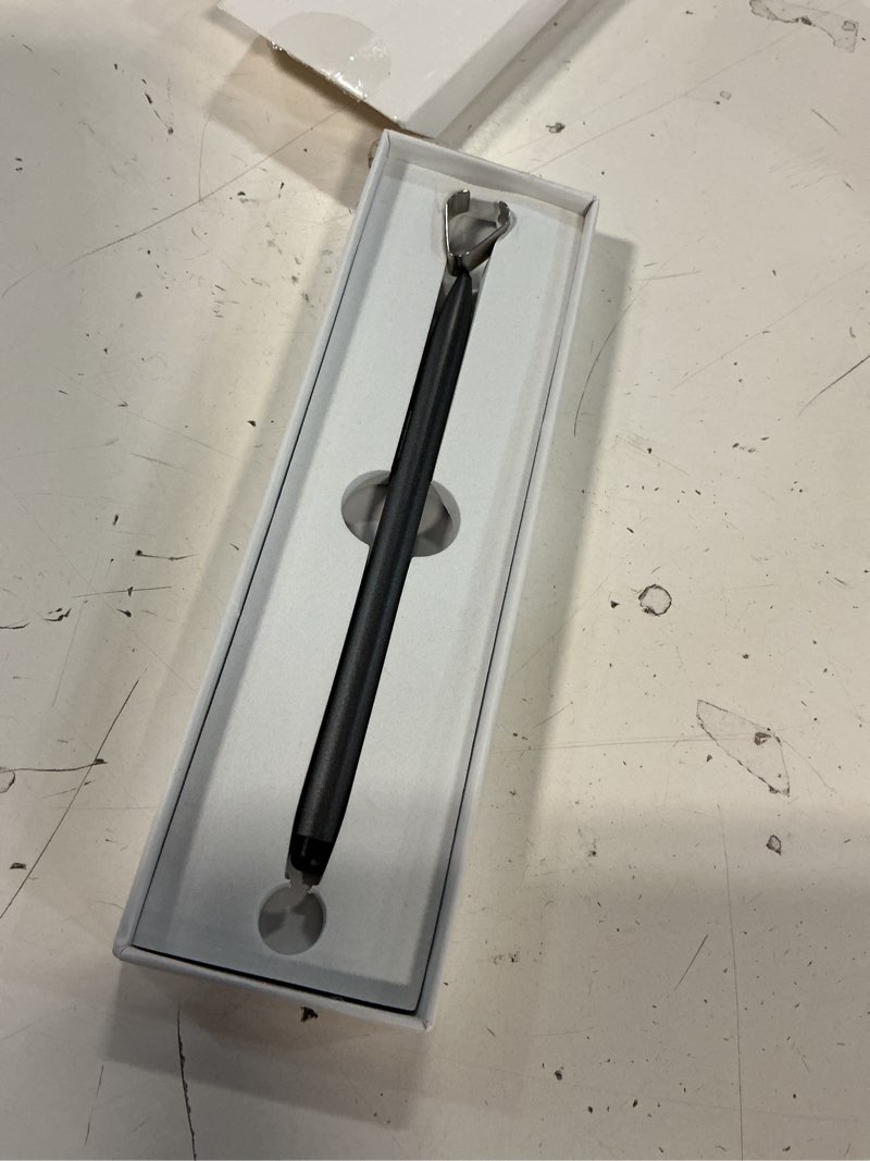 Condition photo showing As Is for magnetic emr stylus compatible with remarkable 2, replacement digital pen with eraser, 4096 pressure levels, palm rejection, tilt support, for remarkable/samsung/wacom/onyx emr devices-5 tips (gray) gray pen with 5 tips