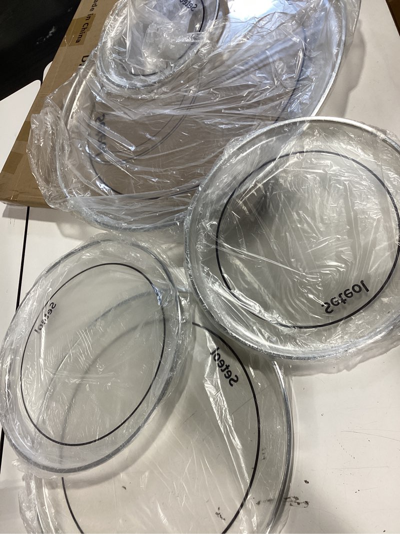 Condition photo showing Good Condition for 5 pieces drum heads, 10" 12" 14" 16" 22" pet drum head kit, clear bass drumhead pack, standard drumhead pack drums accessories fit for rock & metal