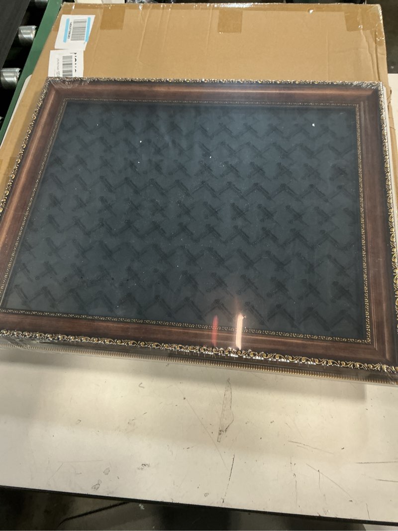 Condition photo showing New/Like New for DUENPY Vintage 16x20 Picture Frame Display 16 x 20 Poster Wall Art Includes Plexiglass, Victorian Fr