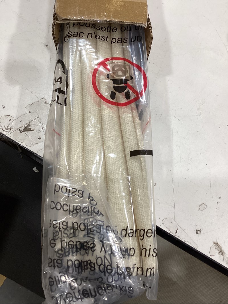 Condition photo showing Good Condition for lazblinds no drill roman shades for windows, cordless light filtering window shades with uv protection, polyester fabric for bedroom & living room, 21" w x 64" h, cream light filtering - cream 21"w x 64"h