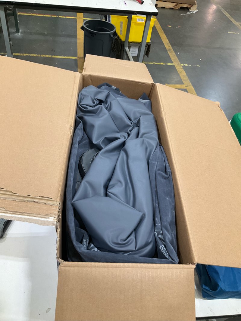 Condition photo showing Good Condition for intex 18" pillow top air mattress with electric pump and headboard - queen size