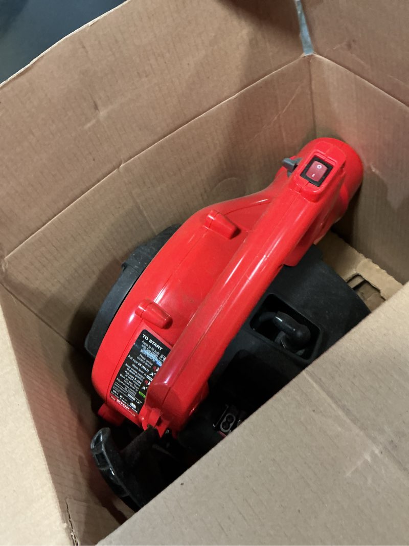 Condition photo showing As Is for craftsman cmxgaama25bl 200 mph 430 cfm gas handheld leaf blower