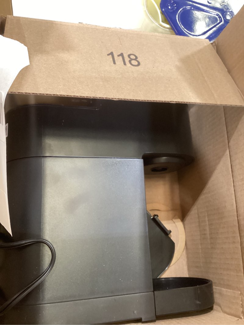 Condition photo showing As Is for Keurig K-Mini Single Serve K-Cup Pod Coffee Maker, 6 to 12oz Brew size, with Cord Storage, Perfect for Small Spaces, Black