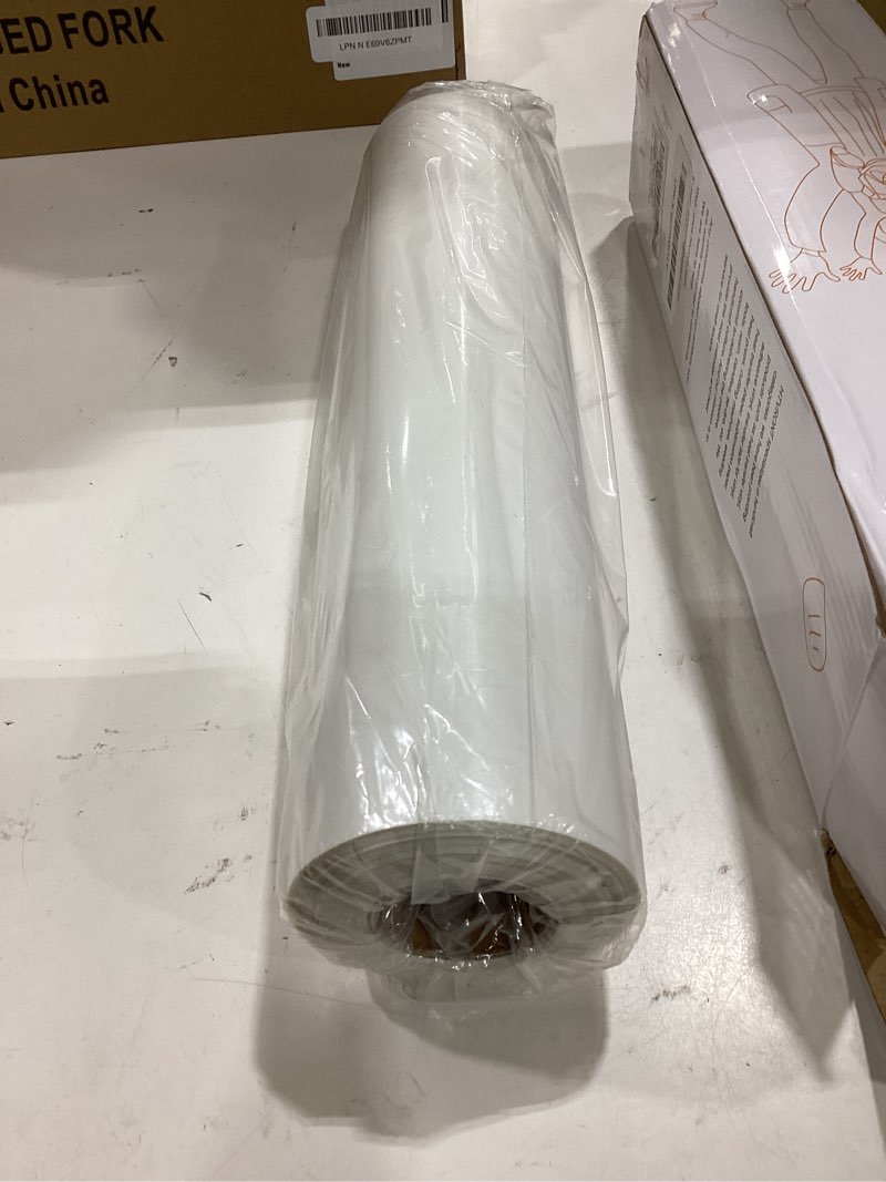 Condition photo showing Good Condition for htvront white iron on vinyl - 12” x 50ft white htv heat transfer vinyl for t shirts, white htv vinyl roll for all cutting machine -easy to cut & weed for heat transfer design white 12" x 50ft