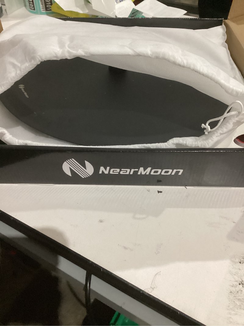 Condition photo showing New/Like New for NearMoon Rain Shower Head, Ultra-Thin Design-Pressure Boosting, Awesome Some Experience, High Flow Stainless Steel Rainfall Head (16 Inch, Matte Black) 16 Inch Matte Black
