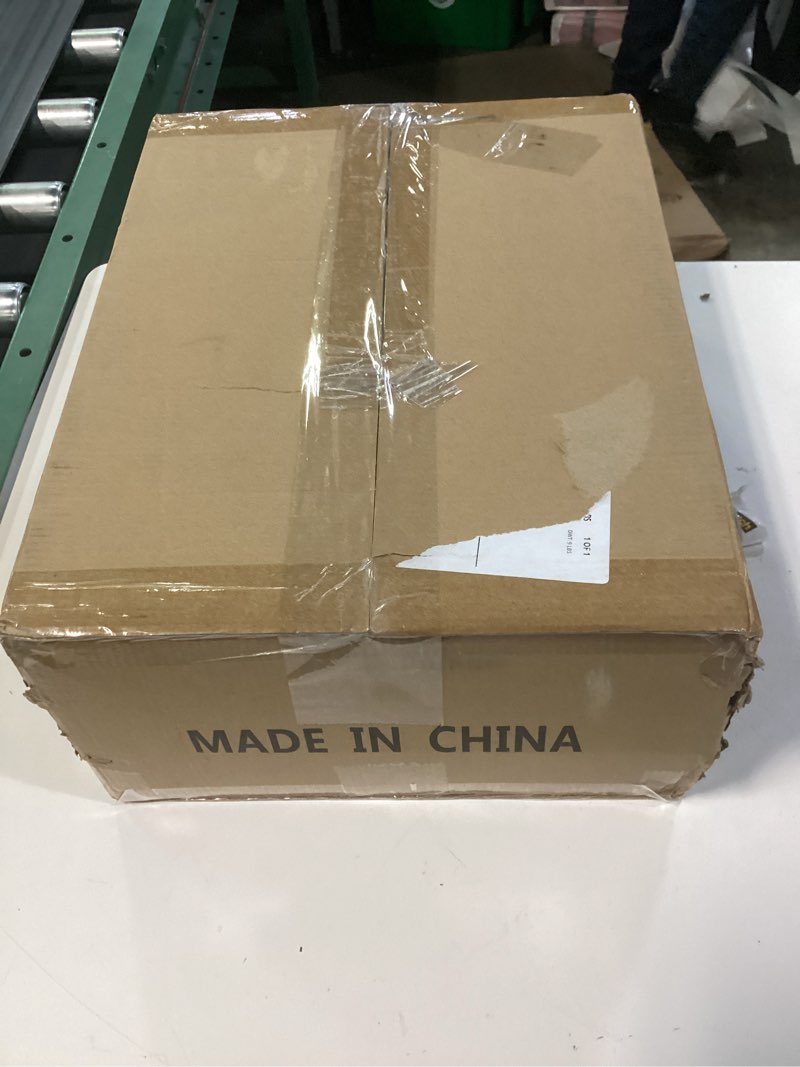 Condition photo showing New/Like New for snslxh 5 pack stackable closet storage basket, multifunctional & foldable closet organizer for bathroom kitchen laundry room wardrobe storage, space-saving clothes storage drawer organizer, white white 5 pack