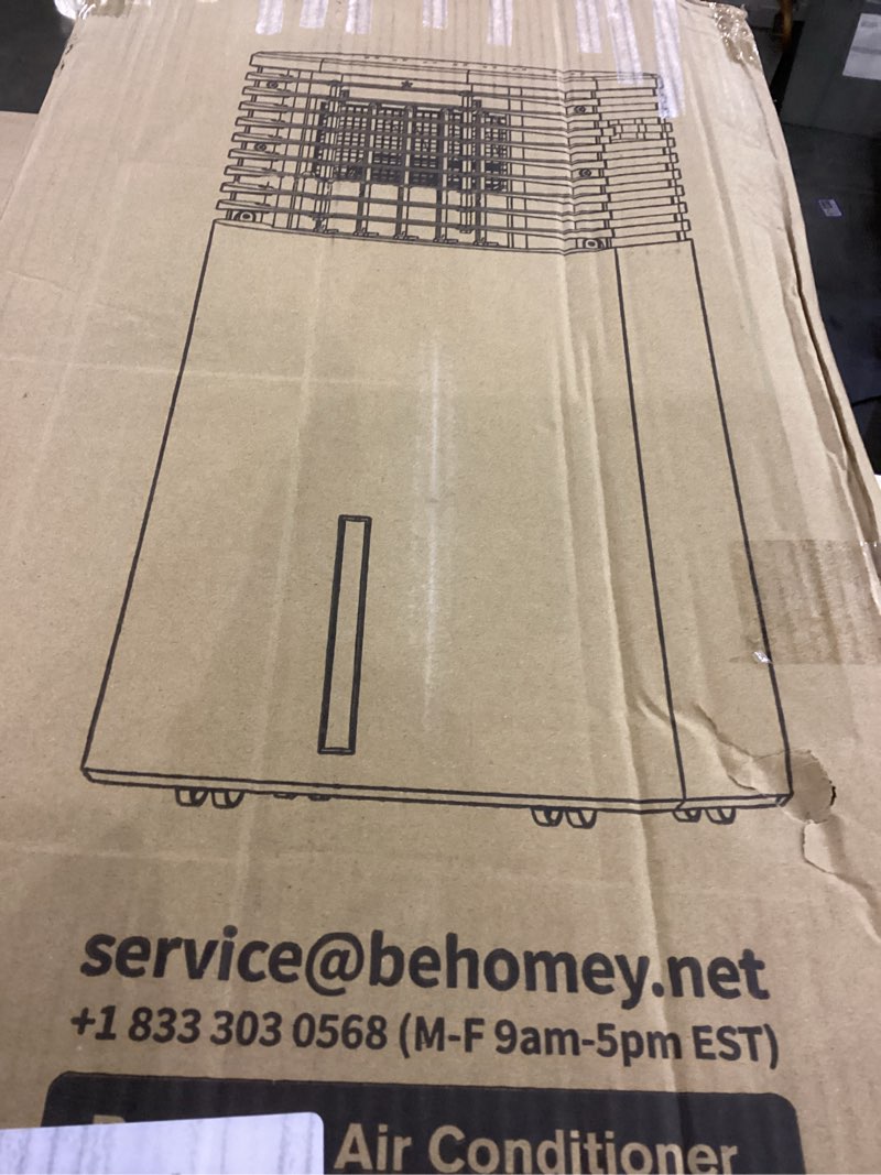 FLOWBREEZE 24" Windowless Portable Air Conditioner, 15H Timer & 120°Oscillation, 3-IN-1 Portable AC Unit w/Remote, 2-Gal Tank, 3 Modes & Speeds, Ultra-Quiet Ventless Swamp Cooler for HomeOffice, Onyx