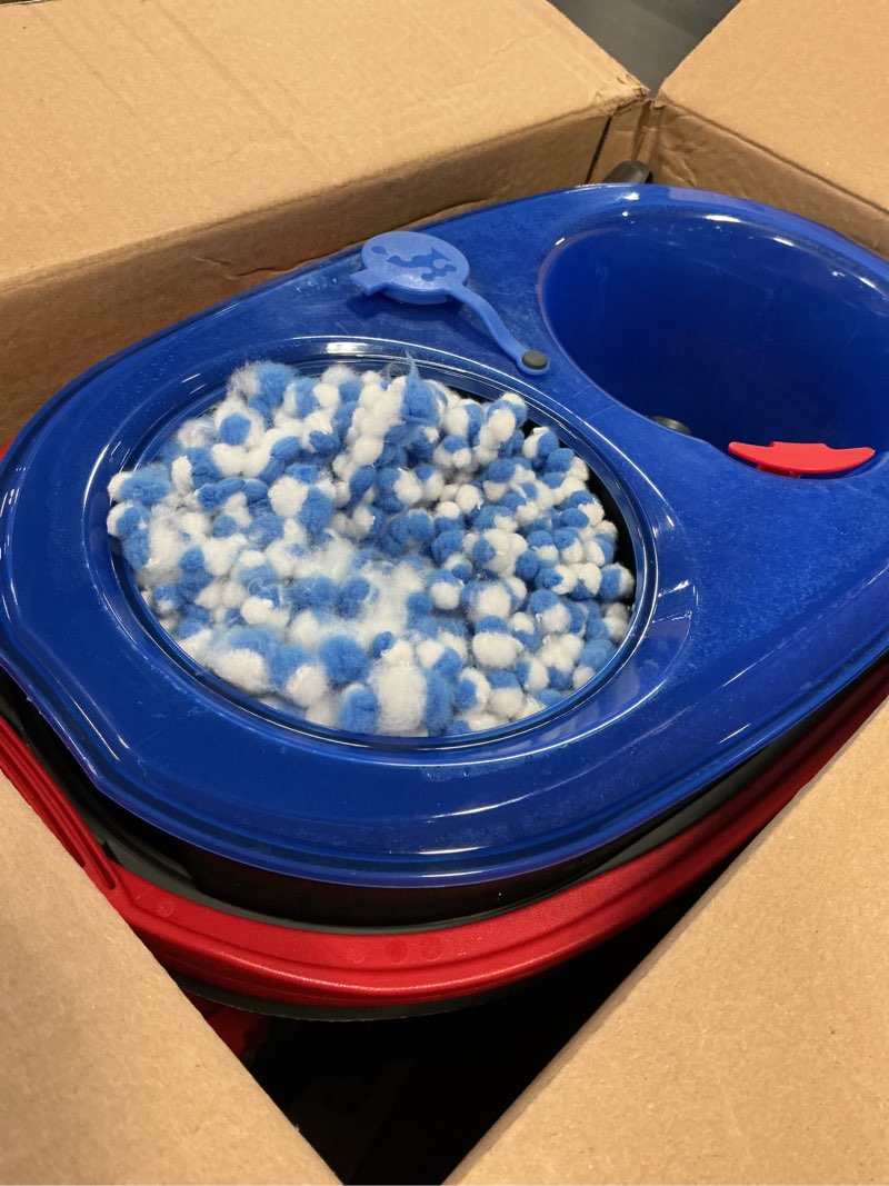 Condition photo showing As Is for o-cedar rinseclean spin mop & bucket system | clean with clean water | removes 99% of bacteria